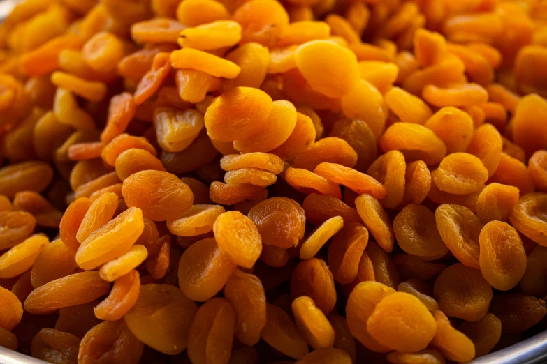 close up view of nuts in a bowl