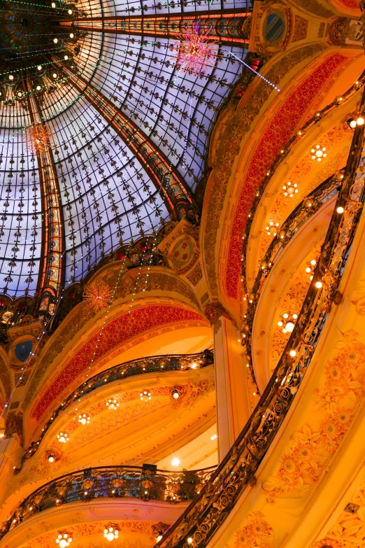 the interior of a grand central store in paris