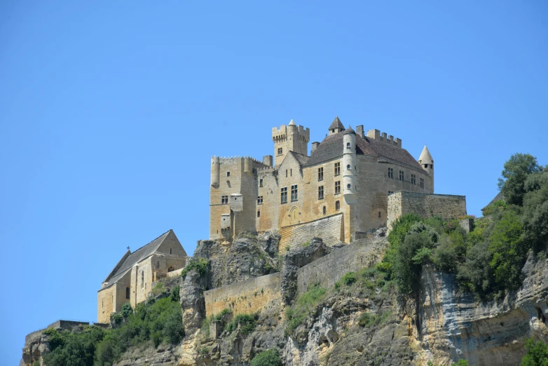 a building that is on a mountain side