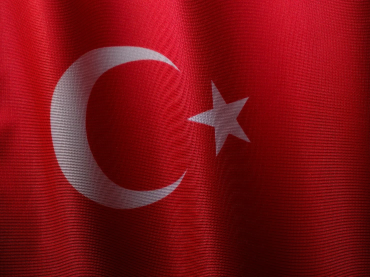 the flag of turkey is shown in this file