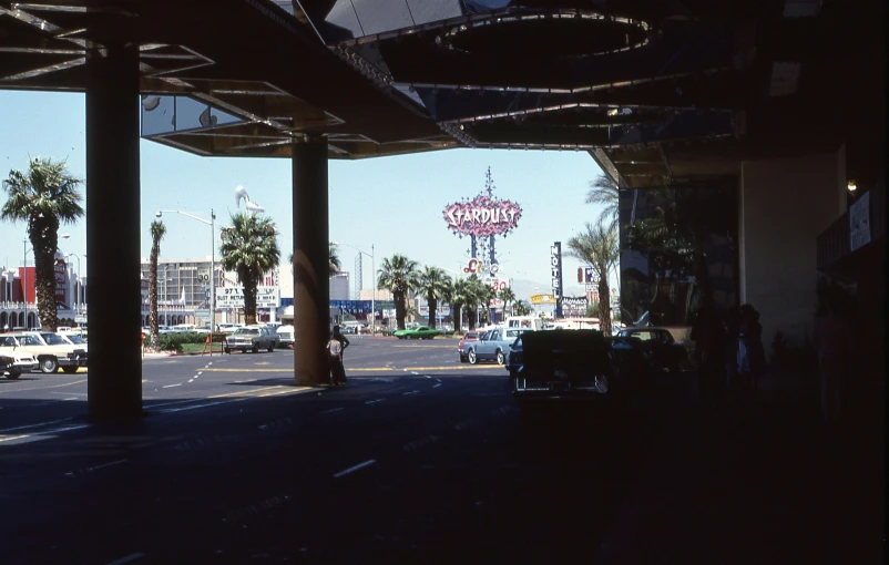 this is a large sign that says the strip shop and restaurant