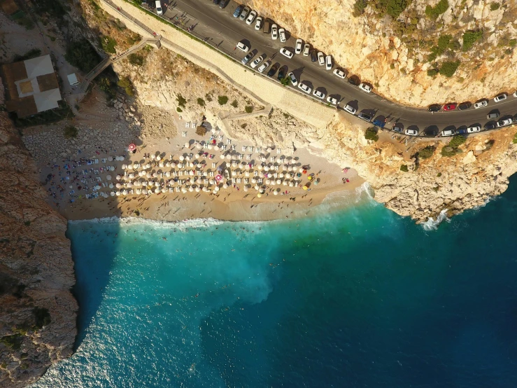 an aerial s of a beach and a shoreline