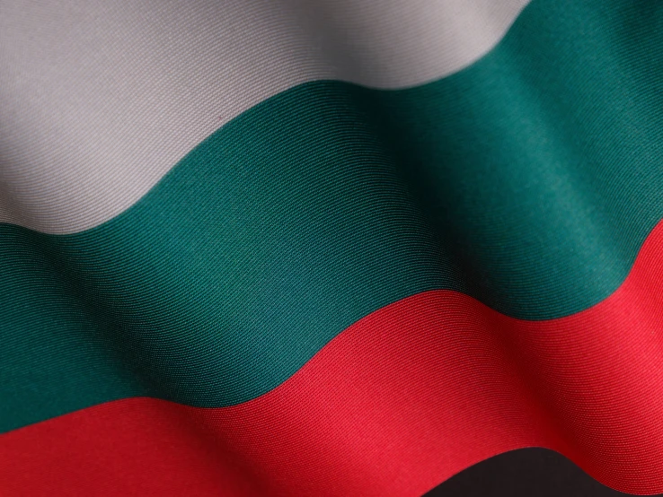 a closeup s of the flag of the country of kuwait
