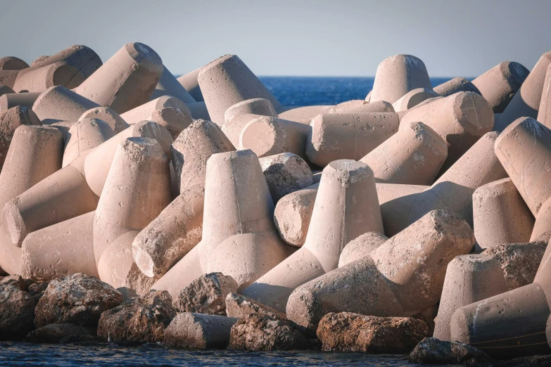 these large rocks are formed to form the shape of a woman's legs