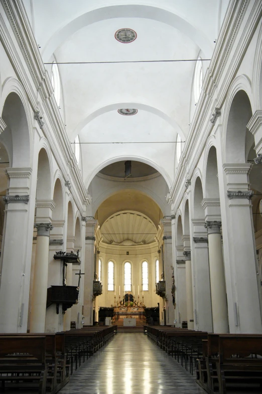 this is an inside of an old church