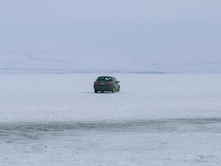 a car that is sitting in the snow