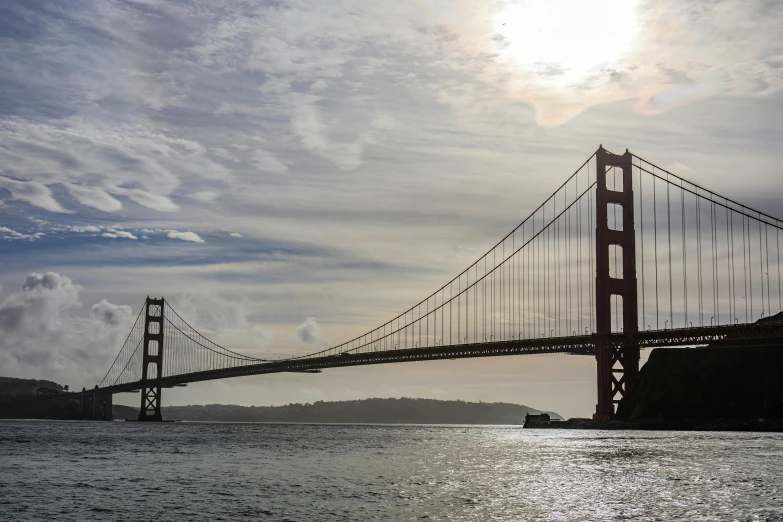 a beautiful long bridge spanning across a river