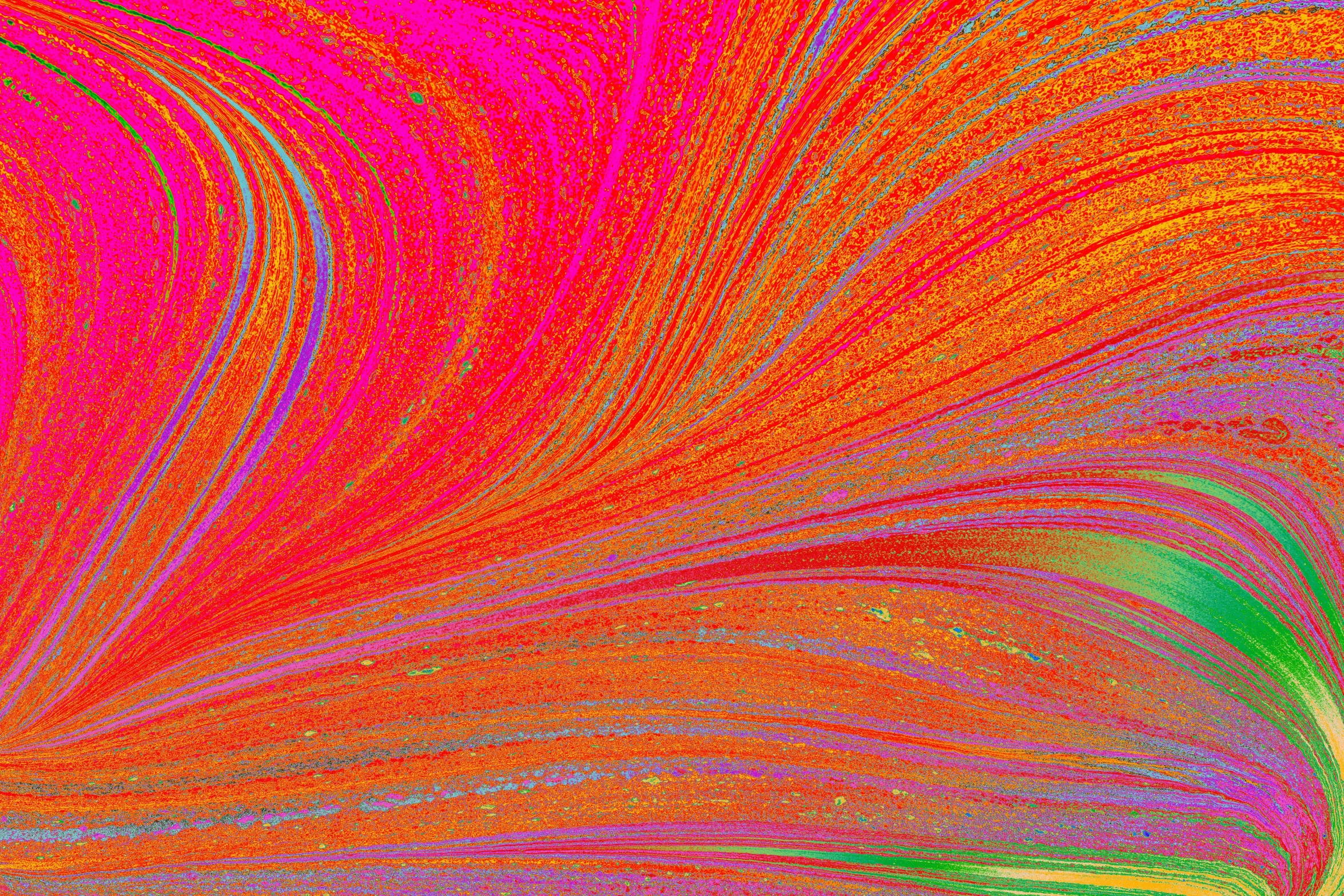 a very colorful swirl and waves like thing