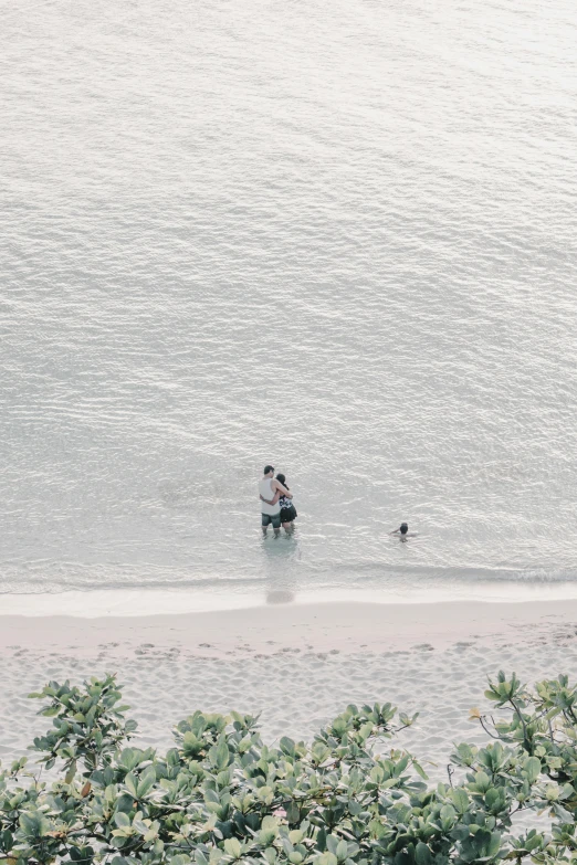 two people on a motor bike ride on a beach