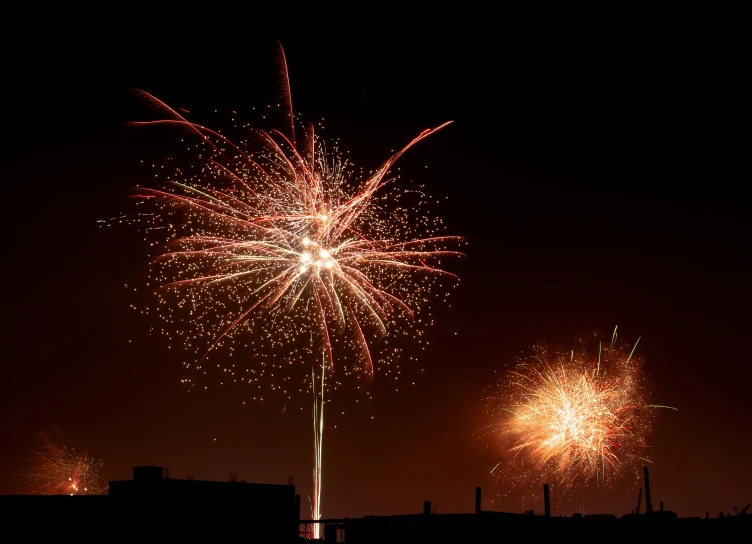 a colorful display with a sky background