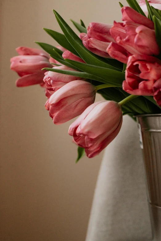 a bouquet of flowers that are sitting on a table