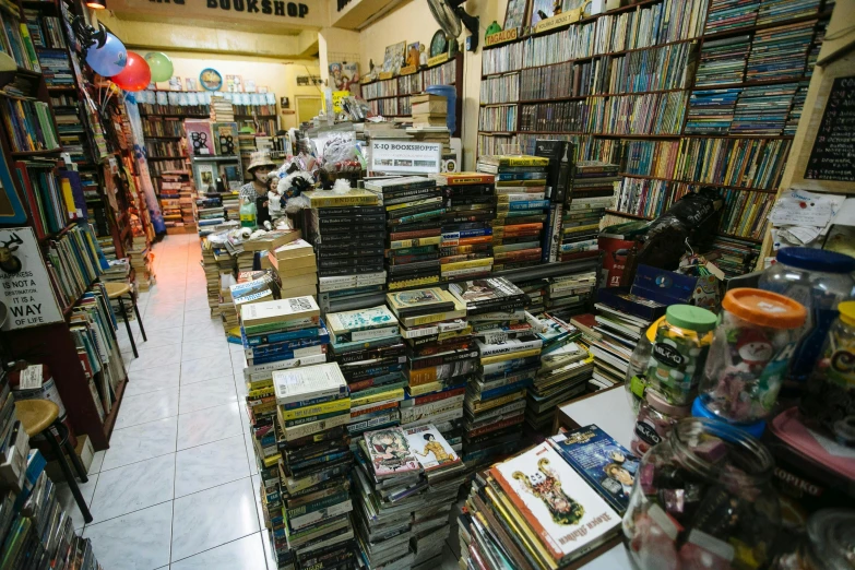 this is an image of a bookshop in a mall