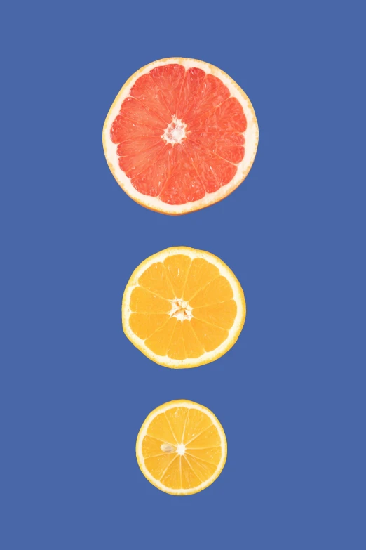 a single gfruit and half lemon are shown