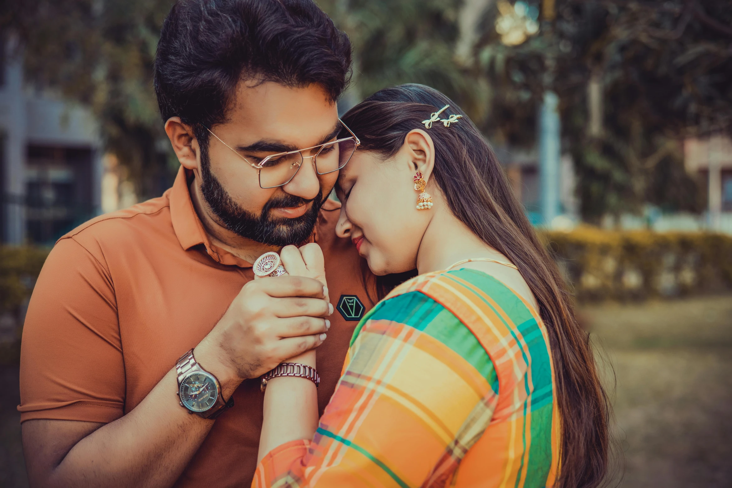 an image of a couple posing for a picture together