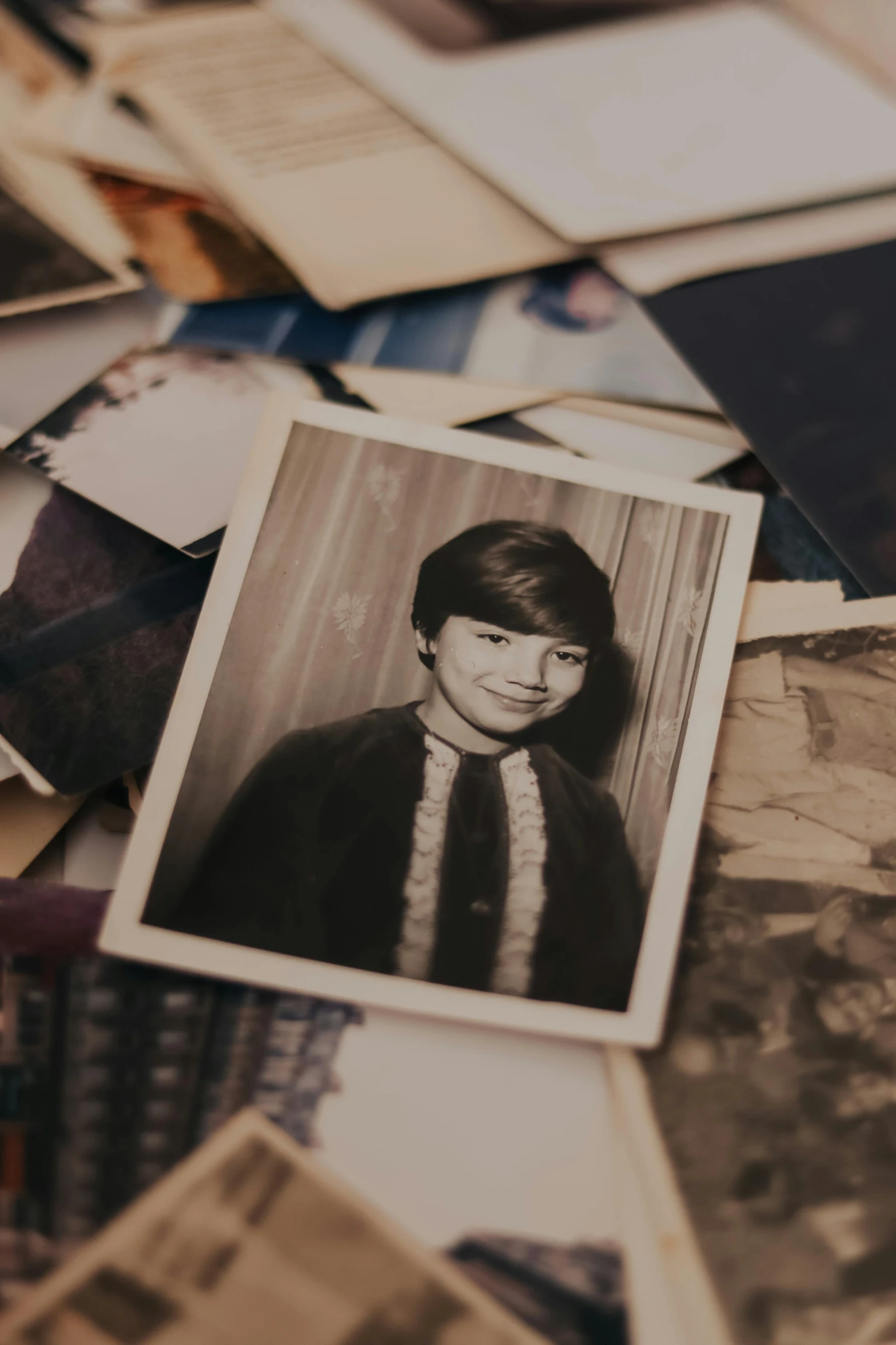 a close up of multiple different pictures and a person wearing a jacket