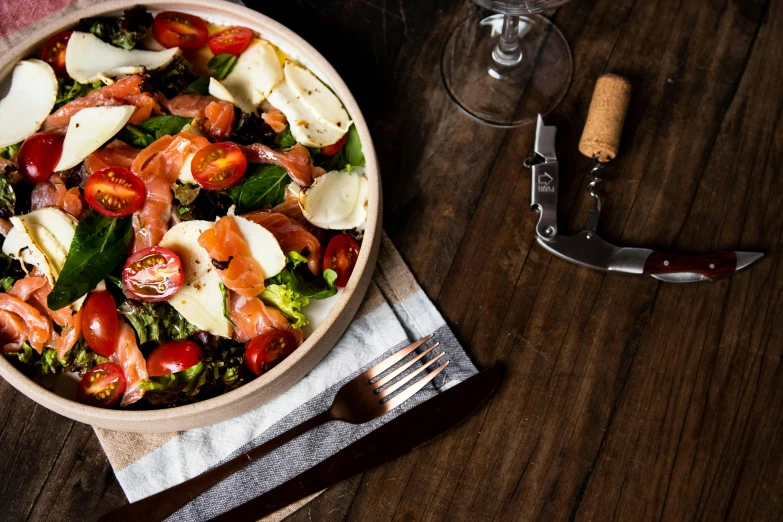 this is a vegetable salad in a bowl