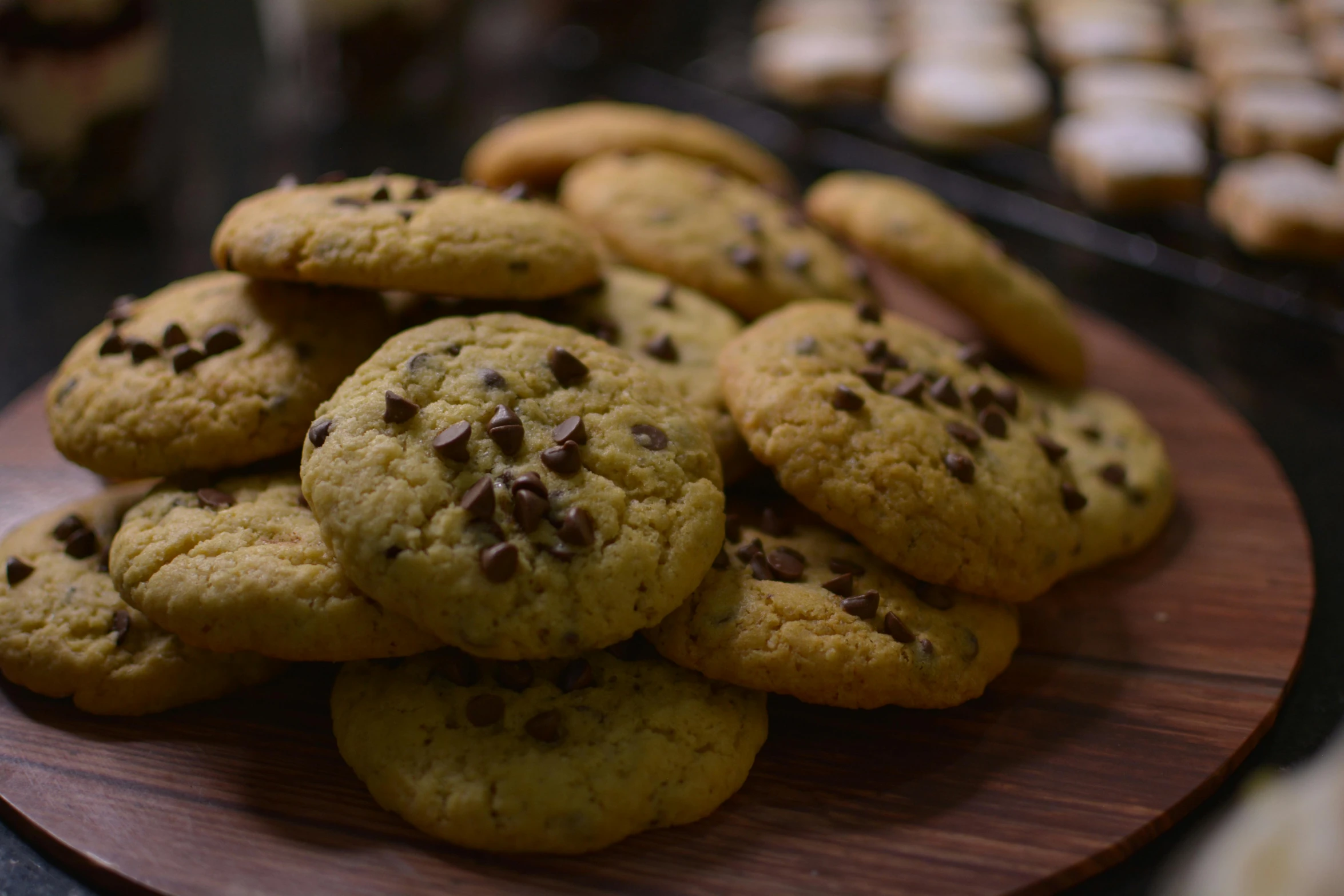 a bunch of cookies that are on a plate