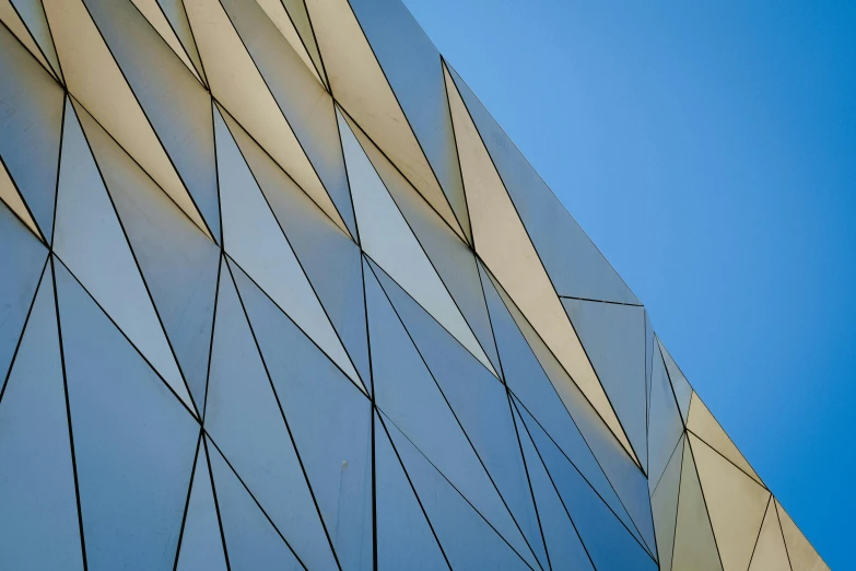 closeup of the side of a tall building with lots of windows