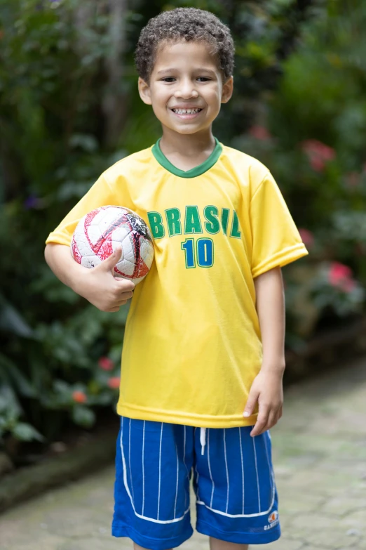 the  smiles holding a ball