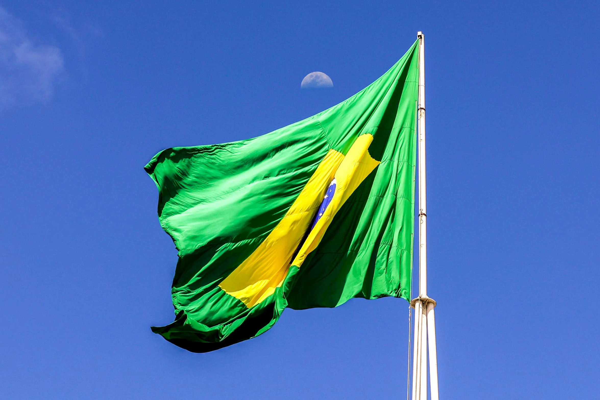 an image of a flag waving on the flagpole