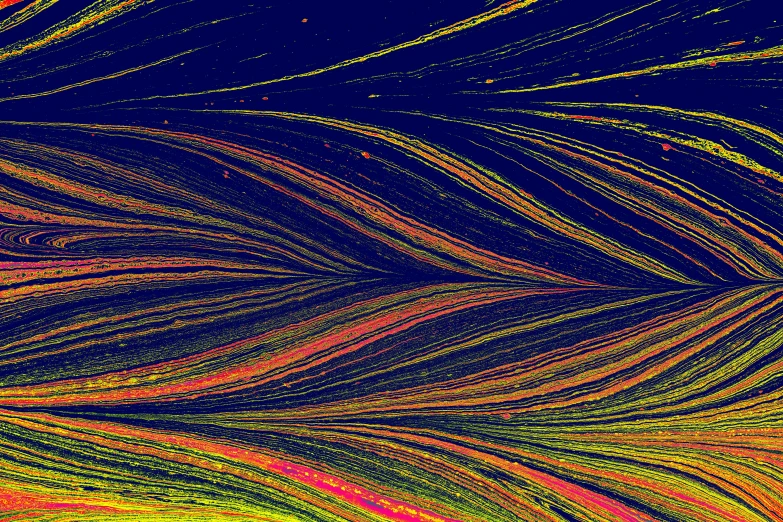 an image of many streaks of yellow and red colors