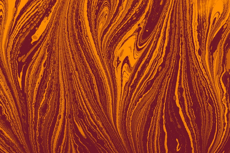 a pattern made up of streaks of orange color