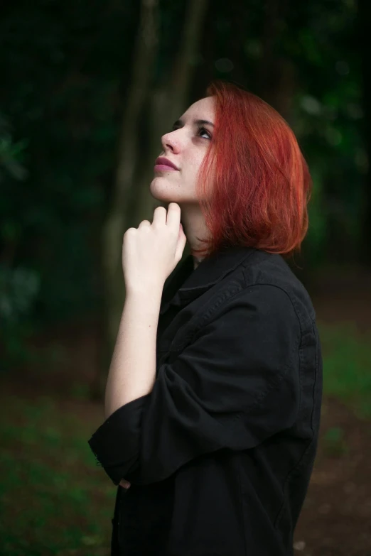 an image of a woman with red hair