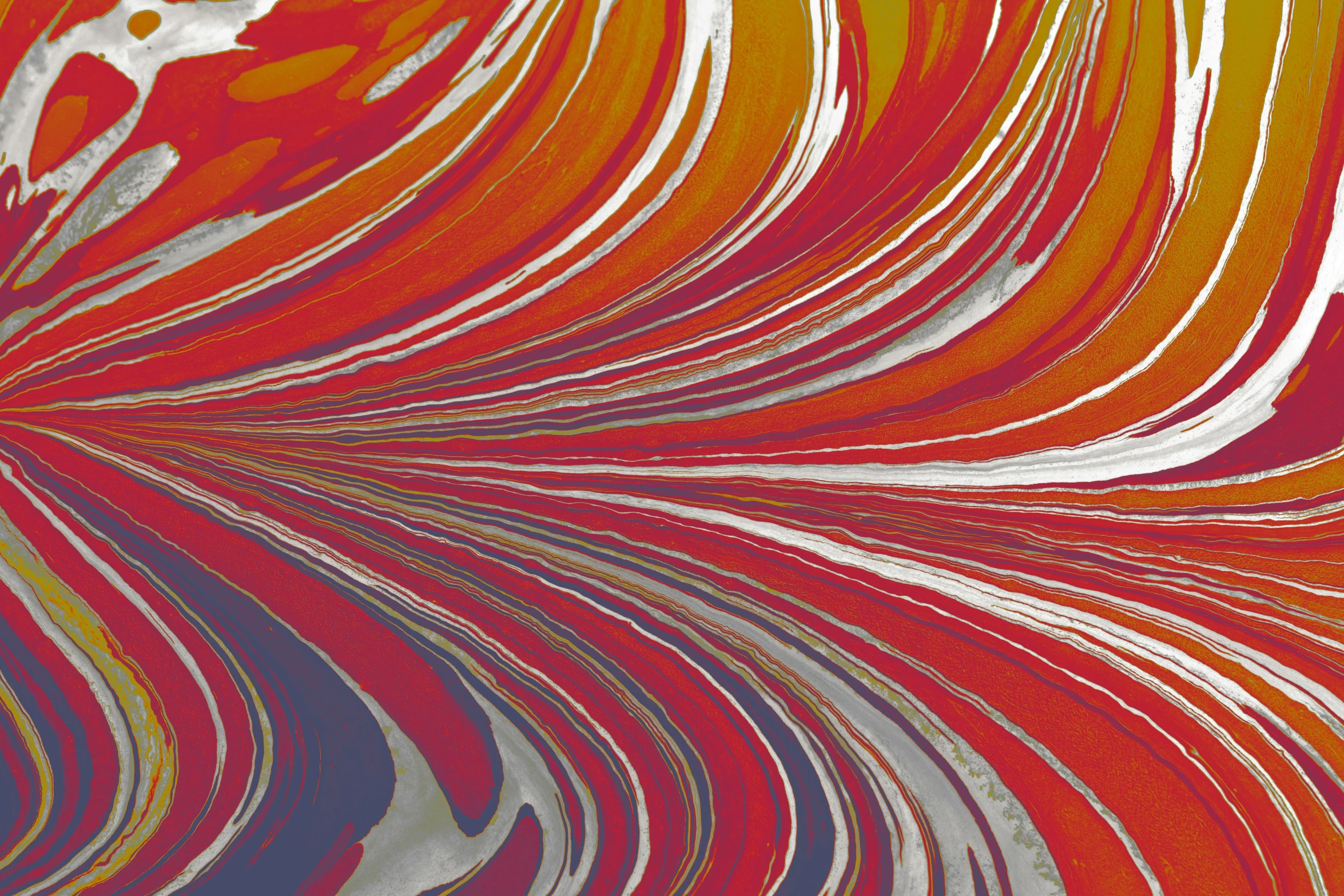 a red and yellow swirled pattern with an interesting effect