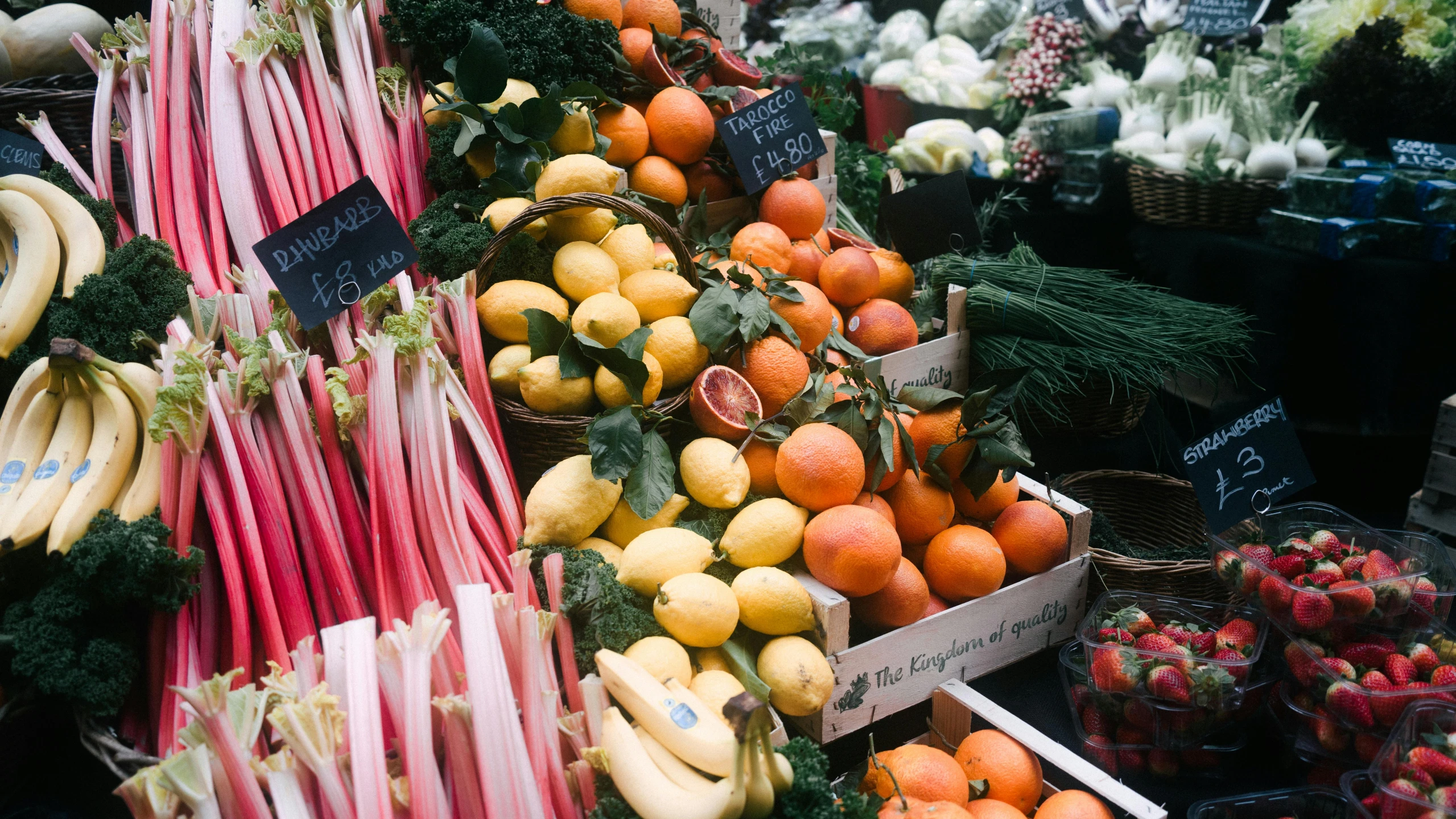 an assortment of vegetables at the market