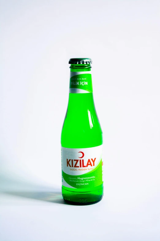 green bottled drink with an extra thick minty flavor