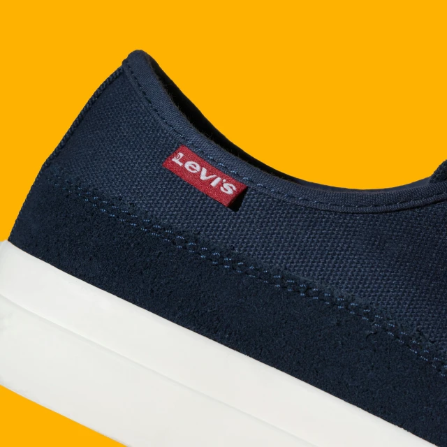 the tennis shoe in navy blue