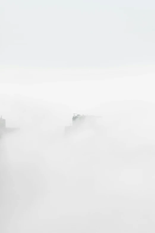 an image of fog or low flying clouds