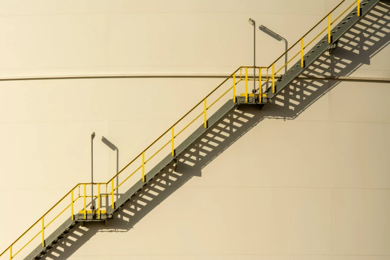 this is an overhead view of a fire escape