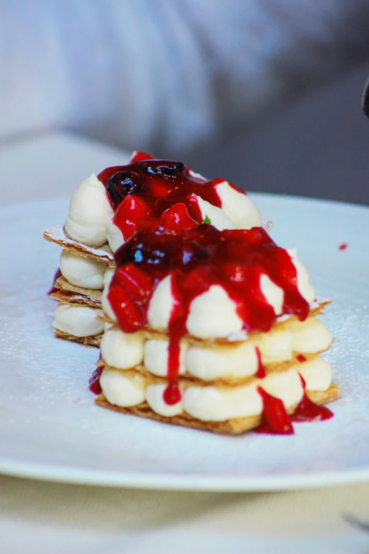 a dessert sitting on top of a plate