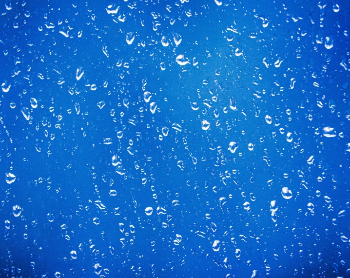 a po of a blue colored wet surface