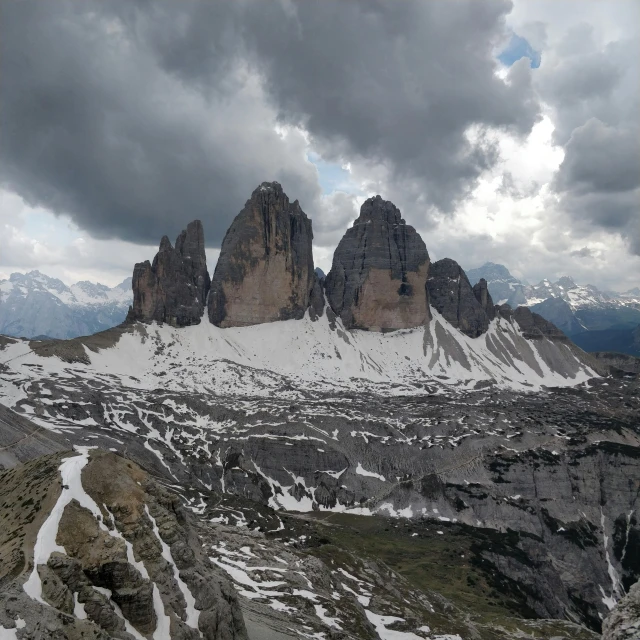 a beautiful view of mountains and sky