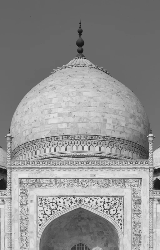 a black and white pograph of the tajwalad