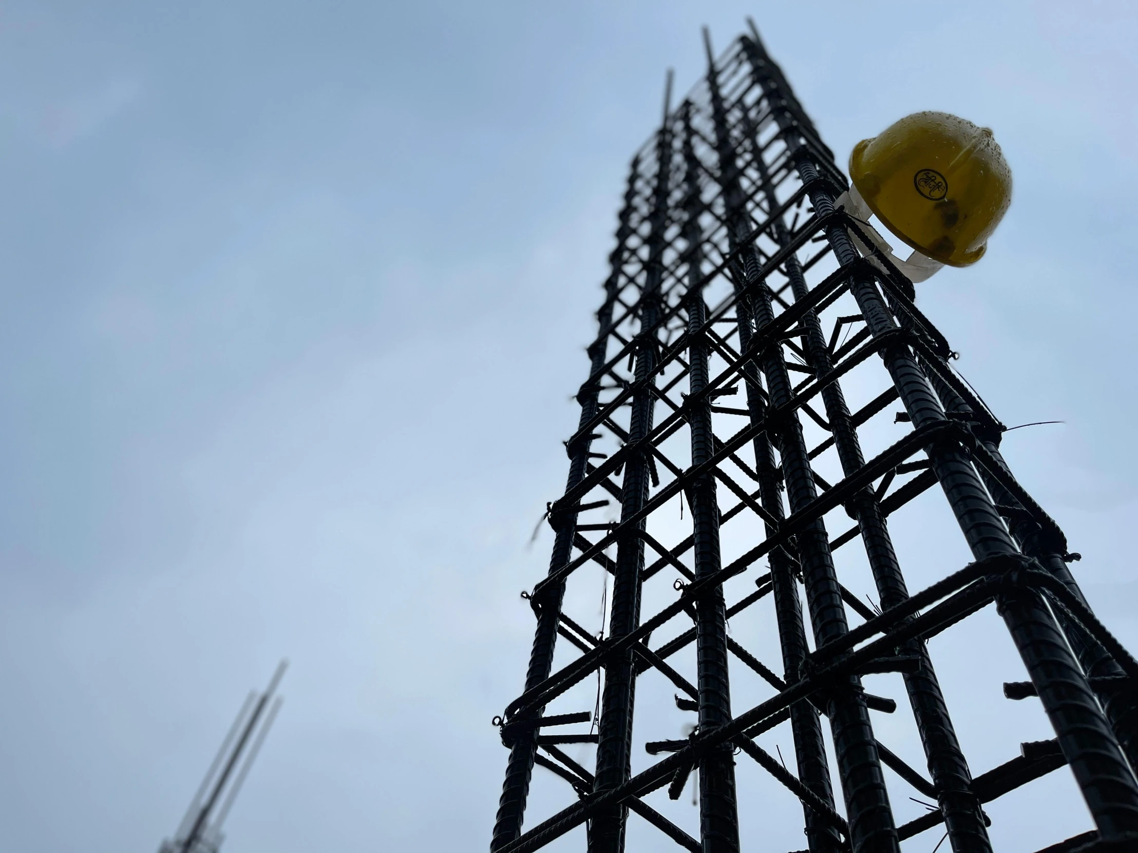 an object is displayed on top of a structure