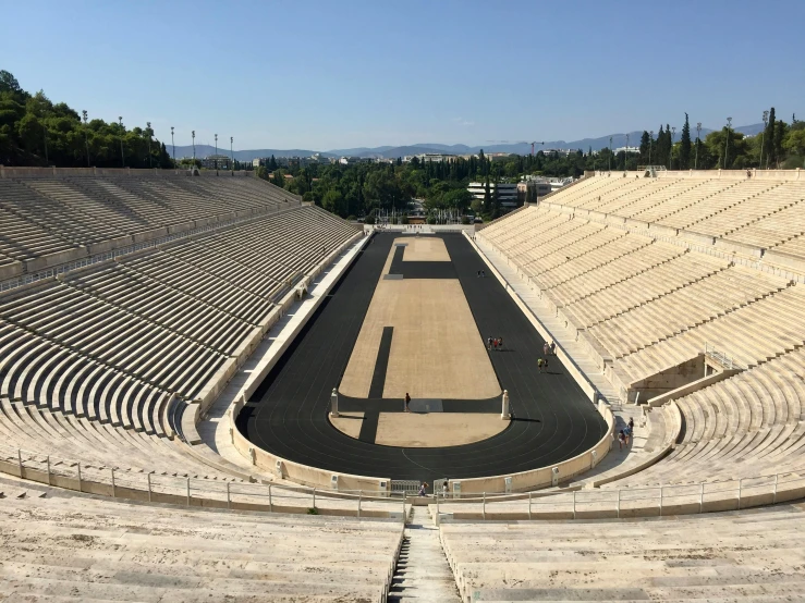 a very large auditorium type structure with no people