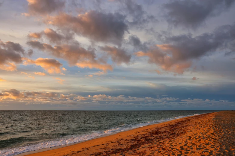 a beach area that looks very empty and deserted