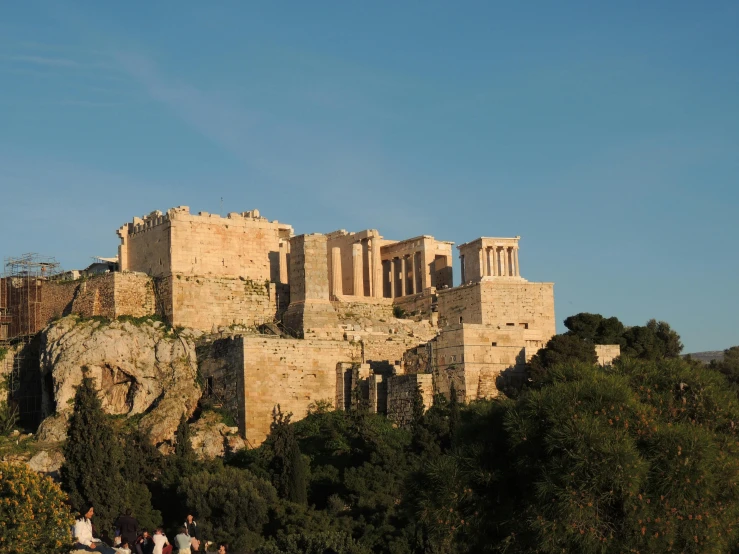 the ruins of the ancient city of ayitrout are still visible today