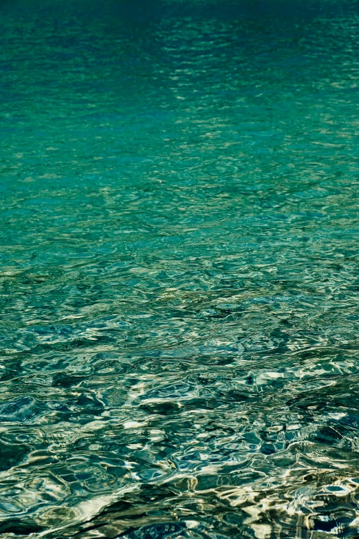 two people floating on a surf board in clear water