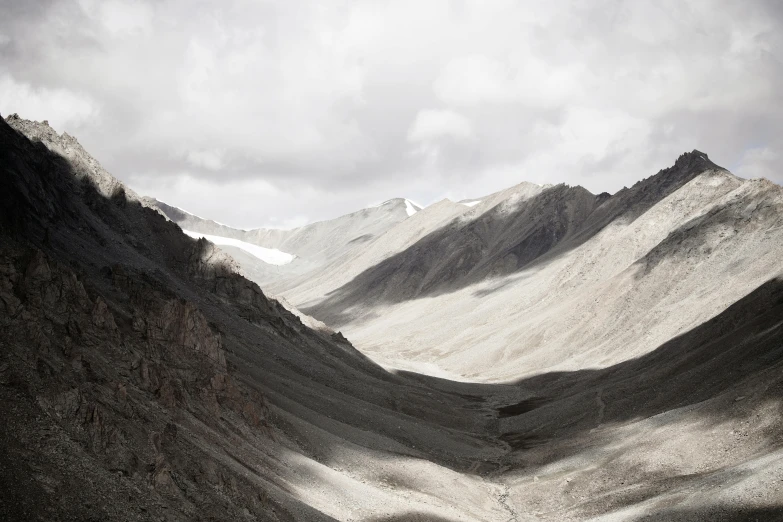 a very barren area with some very thin mountains