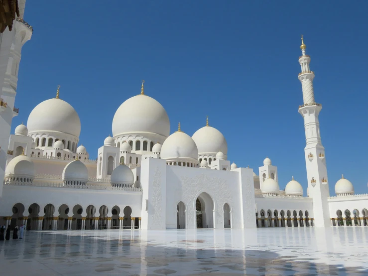 the grand mosque features an impressive dome design