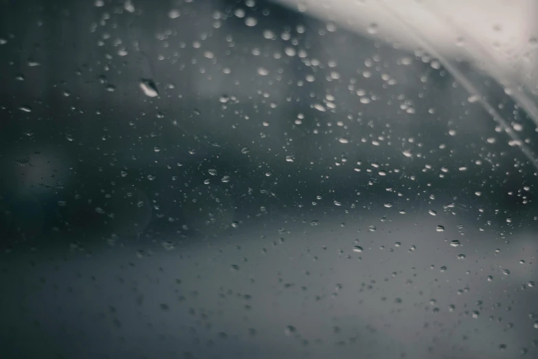 rain droplets are hitting on a window