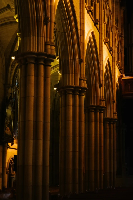 a po of an old church from the inside