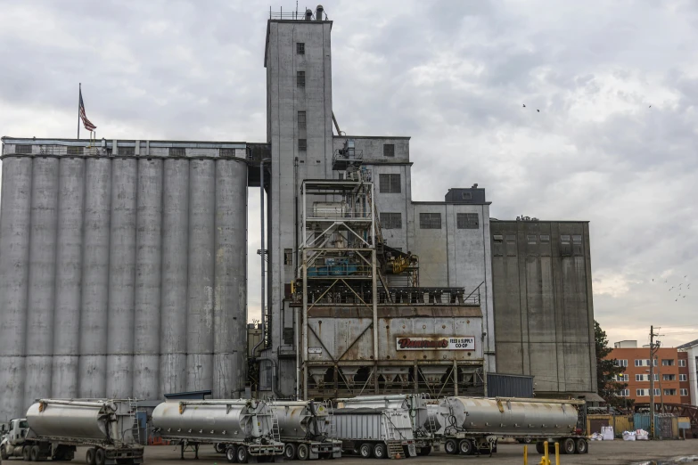 this is an image of a large industrial area