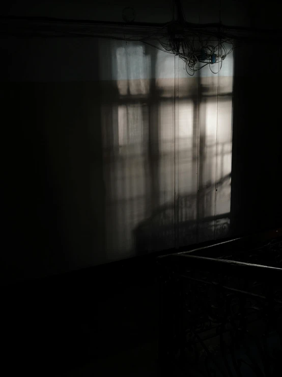 shadows cast on the walls of the room