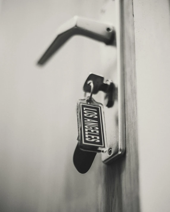 a close up of a hook on a wall