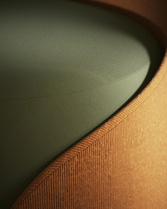 a close up view of a wooden object with fabric over it